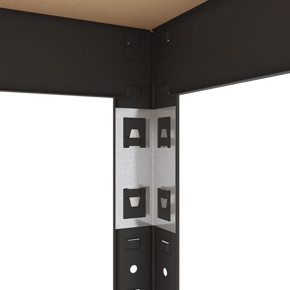 Regál 180x90x50 Metkas, Budget LM, 875 kg, 5 políc, MDF, lakovaný, kovovy, regal 7