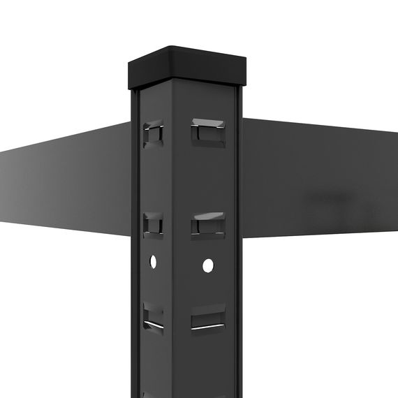 Regál 180x90x40 Metkas, Budget LM, 875 kg, 5 políc, MDF, lakovaný, kovovy, regal 13