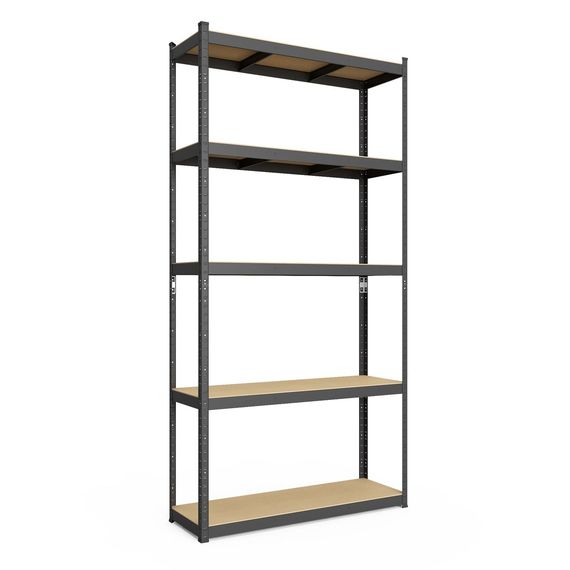 Regál 180x120x40 Metkas, Budget LM, 750 kg, 5 políc, MDF, lakovaný, kovovy