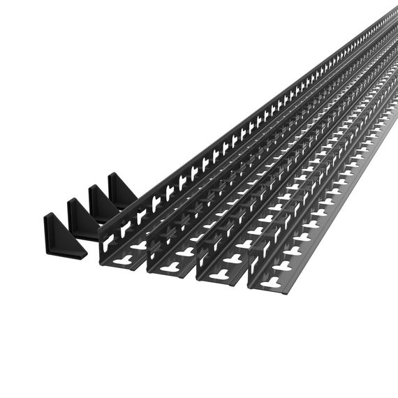 Regál 216x120x50 Metkas, Titan LM, 1500 kg, 5 políc, MDF, lakovaný, kovovy, regal 11