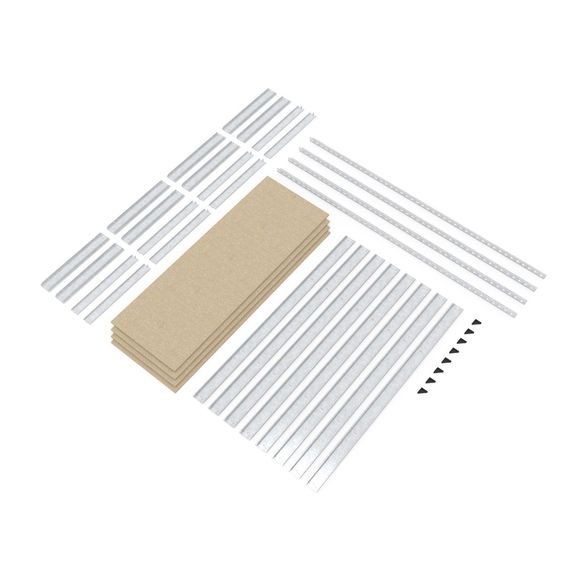 Regál 180x140x50 Metkas, Titan ZM, 1200 kg, 4 police, MDF, zinkovaný, kovovy, regal 8