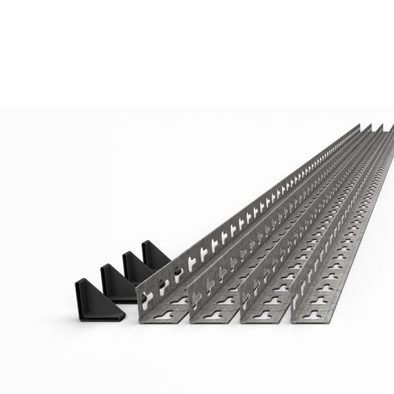 Regál 216x140x50 Metkas, Titan ZM, 1500 kg, 5 políc, MDF, zinkovaný, kovovy, regal 9