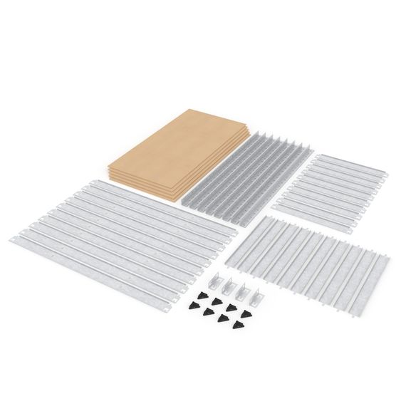 Regál 180x120x60 Metkas, Budget ZM, 750 kg, 5 políc, MDF, zinkovaný, kovovy, regal 16