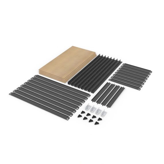 Regál 160x80x30 Metkas, Budget LM, 700 kg, 4 police, MDF, lakovaný, kovovy, regal 14