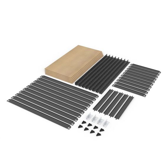 Regál 180x80x40 Metkas, Budget LM, 875 kg, 5 políc, MDF, lakovaný, kovovy, regal 15