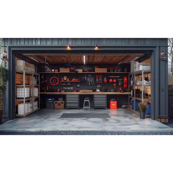 Regál 160x90x40 Metkas, Budget ZM, 700 kg, 4 police, MDF, zinkovaný, kovovy, regal 2