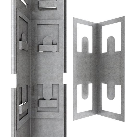 Regál 160x80x40 Metkas, Budget ZM, 700 kg, 4 police, MDF, zinkovaný, kovovy, regal 3