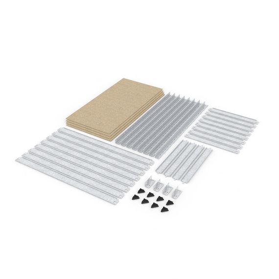 Regál 160x90x40 Metkas, Budget ZM, 700 kg, 4 police, MDF, zinkovaný, kovovy, regal 8