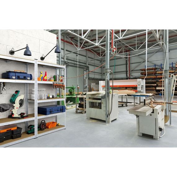 Regál sada 2 ks 180x60x40 Metkas, Budget ZM, 875 kg, 5 políc, MDF, zinkovaný, kovovy, regal 5