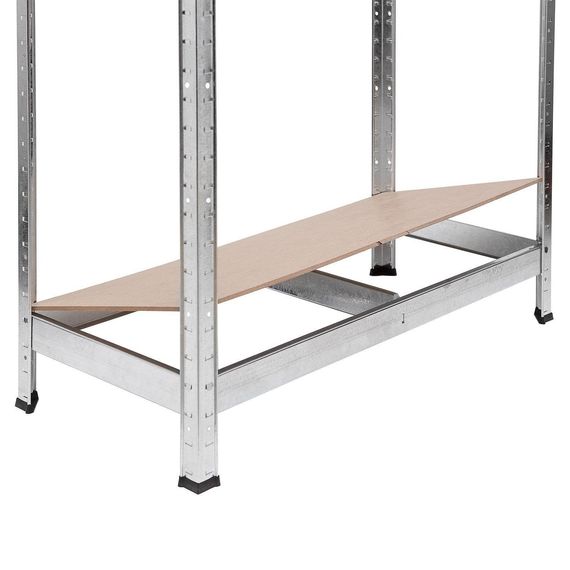 Regál sada 2 ks 180x60x30 Metkas, Budget ZM, 875 kg, 5 políc, MDF, zinkovaný, kovovy, regal 16